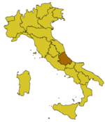 Položaj općine u Italiji