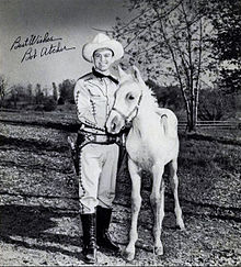 Atcher as the host of "Meadow Gold Ranch", a children's show on WENR-TV in the early 1950s.