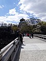 Main keep from Gokuraku Bashi (bridge)
