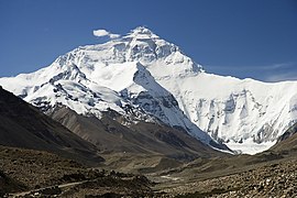 Everest North Face toward Base Camp Tibet Luca Galuzzi 2006 edit 1