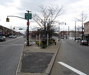 Flushing Avenue in Maspeth