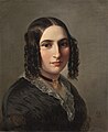 Fanny Hensel née Mendelssohn, 1842, by Moritz Daniel Oppenheim