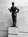 Image 25George Orwell statue at the headquarters of the BBC. A defence of free speech in an open society, the wall behind the statue is inscribed with the words "If liberty means anything at all, it means the right to tell people what they do not want to hear", words from George Orwell's proposed preface to Animal Farm (1945). (from Freedom of speech)