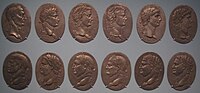 Giovanni Cavino, set of 1st 12 Roman emperors, Padua, c. 1550