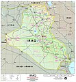 Mapa de Iraq