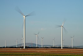 Windpark Höflein, Niederösterreich, Austrian - wind farm, September 2011