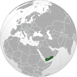 Yemen (orthographic projection)