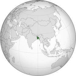 Lokasi Bangladesh