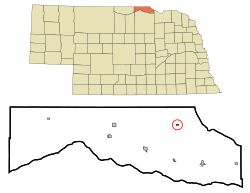 Location of Gross, Nebraska