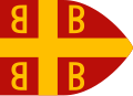 Byzantine imperial flag, 14th century.svg