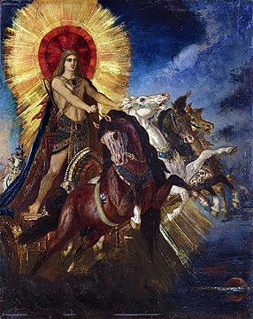 Carul lui Phoebus Apollo de Gustave Moreau