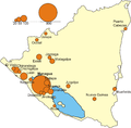 Cities over 20,000 inhabitants (1995 census)