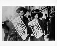 Ladies tailors strikers