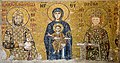 Donátorská mozaika cisára Jána II. Komnéna a Ireny Uhorskej s Theotokos Hodegetria uprostred, cca. 1118