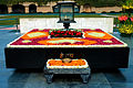 Rajghat in New Delhi, marks the spot of Gandhi's cremation in 1948