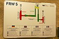 Infotafel für die Fluchtwege im Arlberg-Eisenbahntunnel