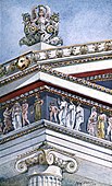 Original polychromy of Ionic temples