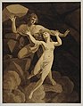 Orfeo perde a Eurídice (Benjamin Zix, 1804, Museo de Estrasburgo)