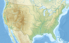 Map showing the location of Tallgrass Prairie National Preserve