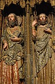 Apostles from the portal of the Church of Santa María de los Reyes, 14th century, Laguardia