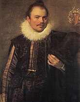 Frans Hals, Portrait de gentilhomme, 1619.