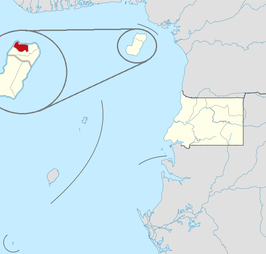 Kaart van Malabo