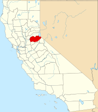 Location in the state of California