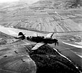 Messerschmitt Bf 109E of the Slovak Air Force over Slovakia