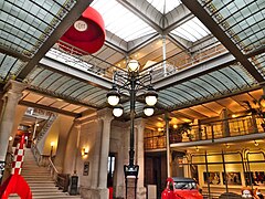 Hall d'entrée du centre belge de la bande dessinée.