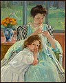 Image 16Young Mother Sewing, Mary Cassatt (from History of painting)