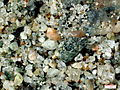 Glacial outwash sediment, Knud Rasmussen Glacier, Greenland.