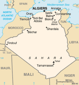 Algeria - Mappa