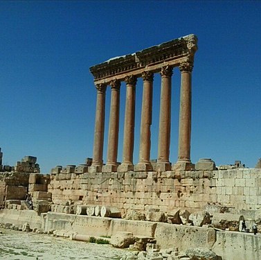 Decline and fall: the shattered ruins of the Roman city at Baalbek