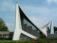 Mit Carsten Schröck, Dietrich-Bonhoeffer-Kirche in Bremen-Huchting (1971)