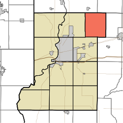 Location in Vigo County