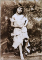 Alice Liddell as a beggar.