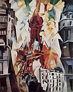 Robert Delaunay (1885-1941) La tour Eiffel. 1911