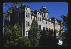 The abandoned Kenmore Hotel along NY 55 in 1977.