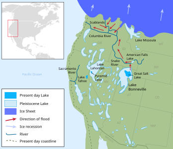 Map of Lake Bonneville, by Fallschirmjäger