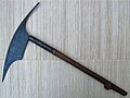 The Head Axe ,used by the Head-hunters of Kalinga people , A fearsome Melee weapon in Cordillera (Specially against the Ifugao peoples during the Proto-history).