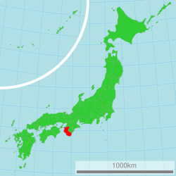 和歌山县在日本的位置