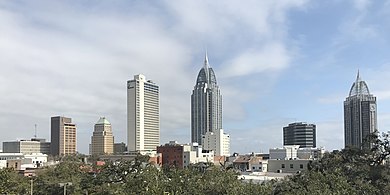 Skyline of Mobile