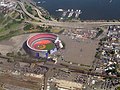 Shea Stadium from the air