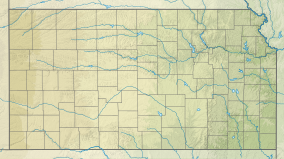 Map showing the location of Brown v. Board of Education National Historical Park