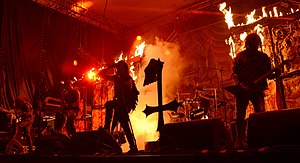 Watain performing at Fall of Summer Festival 2014