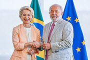 Lula and Ursula von der Leyen, President of the European Commission (12 June 2023)