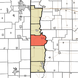 Location in Vermillion County