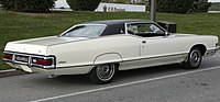 1972 Marquis Brougham two-door, rear view