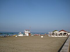 Lido di Roma, plage d'Ostie.