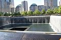 Minnefontena på Ground Zero i New York i USA etter terroråtaket 11. september 2001